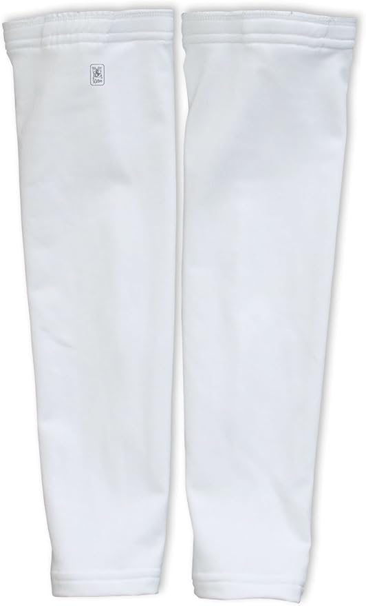 ScudoPro White Compression Arm Sleeves UV Protection Unisex - Walking - Cycling - Running - Golf - Baseball - Basketball