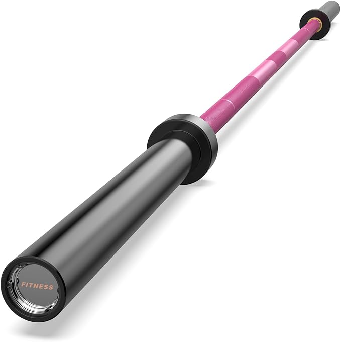 Olympic Barbell, 45lb 2-inch Weight Bar for Bench Press, 7ft Olympic Power Bar, 1000 lb/1500 lb High-Capacity, Hard Chrome, Knurled Grip, Strength Training Deadlift Weightlifting Squat