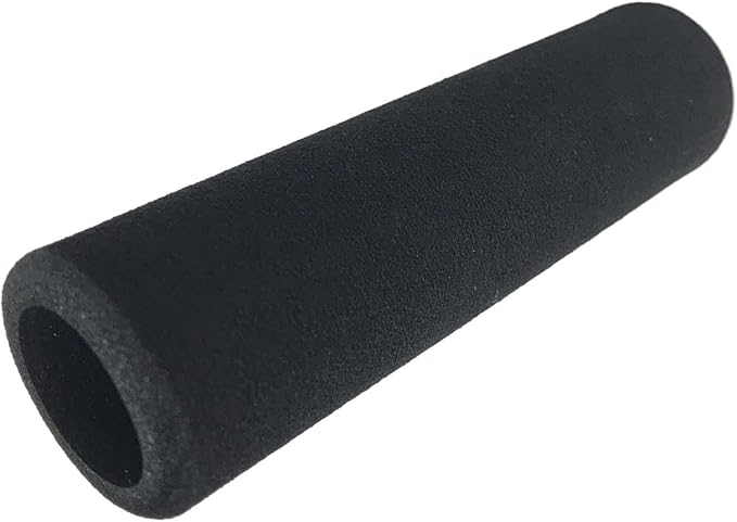 4X Foam Tubing Grip Foam Handle Cover Nonslip Black Grip Handlebar Grip for Pull Up Bar Fitness Weight Lifting Attachment