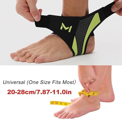 Ankle Brace for Sprained Ankle Plantar Fasciitis & Sports Breathable Compression Support for Basketball Volleyball Running Adjustable Stabilizer for Men & Women Fits Left or Right Foot