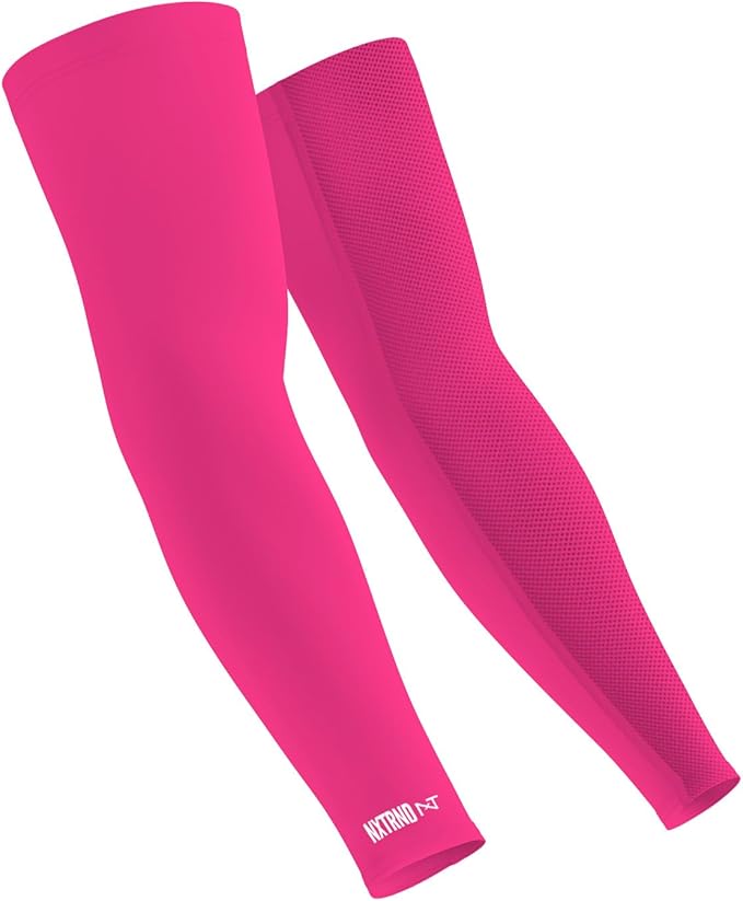 1 Pair Nxtrnd Compression Arm Sleeves for Men, Breathable Football, Basketball, Baseball Accessory, Adult & Kids