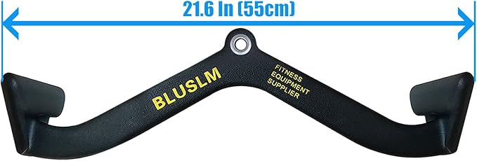 LAT Pull Down Bar for Cable Machine, LAT Pulldown Attachments T-bar V-bar Cable Attachment for Gym, Back Tricep Strength Training Handle