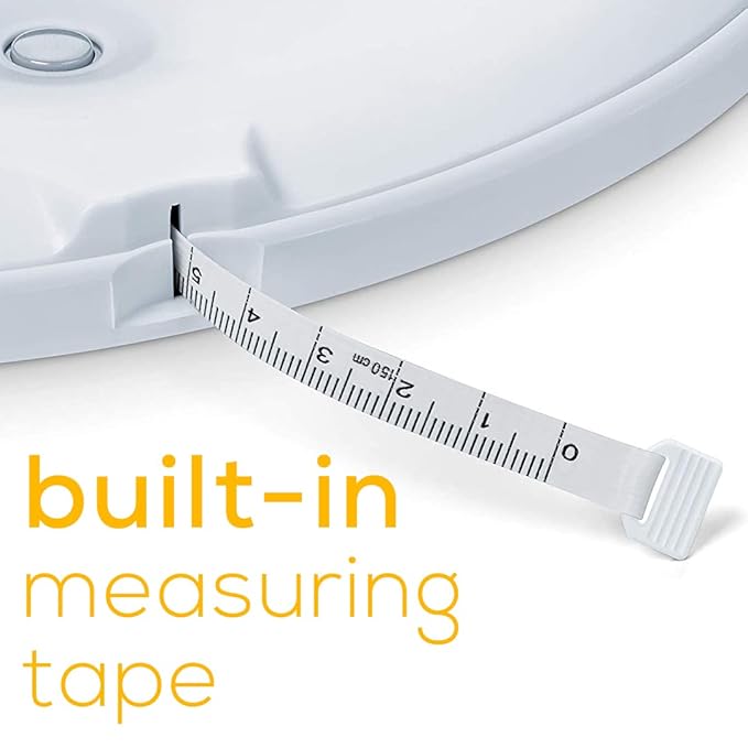Beurer BY90 Baby Scale, Pet Scale, Digital, with Measuring Tape, tracking weight with App | For: Infant, Newborn, Toddler /Puppy, Cat - Animals | LCD Display, weighs Lbs/Kg/Oz Highly accurate