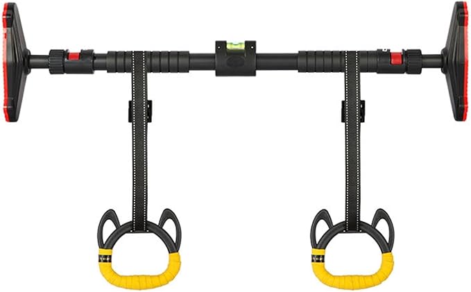 Gymnastics Rings Pull up Rings Adjustable Straps Buckles Indoor Calisthenics for Kids Adult with Hand Tape Training Rings