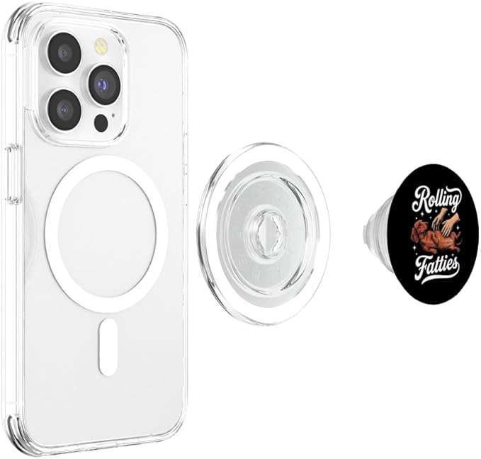 Rolling Fatties Dachshund PopSockets PopGrip for MagSafe