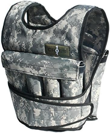 Camouflage Adjustable Weighted Vest Without Shoulder Pads (40)