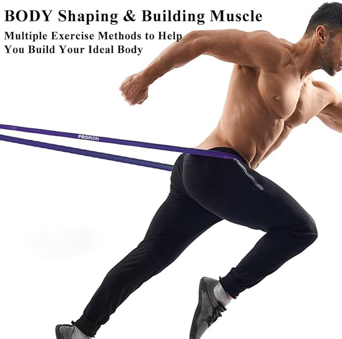 PROIRON Resistance Bands Pull Up Bands Comfortable Exercise Bands Anti-Slip Workout Bands for Pull up Dip Squat Gym Workout Physical Therapy Stretch Bands for Men & Women