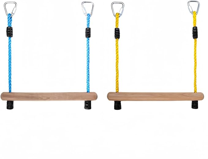 Kids Ninja Monkey Bars 2 Packs for Slackline Accessories for Slackline Obstacle Course for Backyard Attachments to Most Any Home Playground Equipment Sets