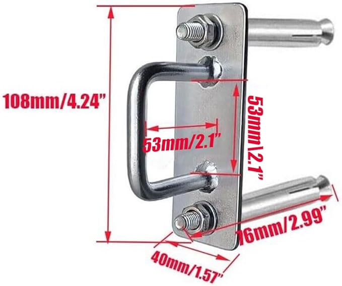 Wall Ceiling Mount Anchor Bracket for Gymnastic Rings,Olympic Rings,Yoga Swing, Hammock,Battle Ropes,Body Weight Strength Training Systems,Boxing Equipment