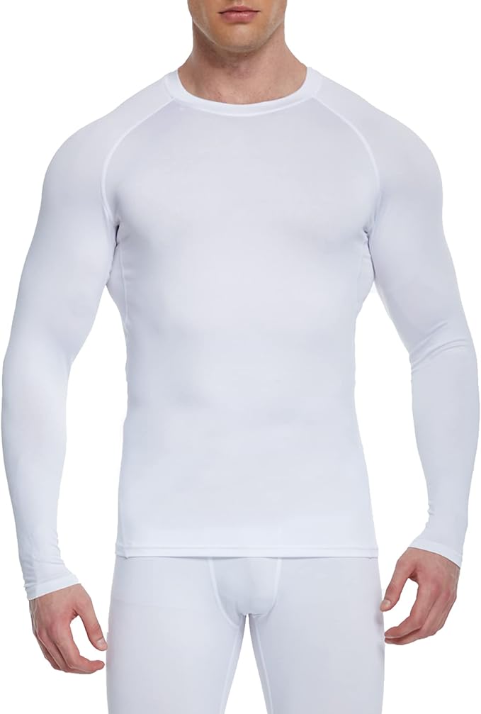 5 or 4 Pack Compression Shirts for Men Long Sleeve Athletic Base Layer Undershirt Gear T Shirt for Workout