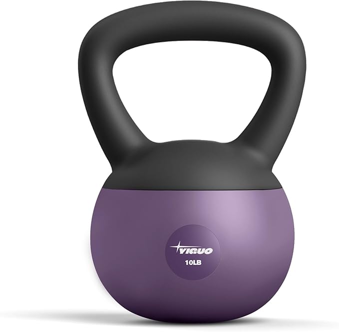 YIGUO Soft Kettlebell, Kettlebells Cushioned Impact-Resistant Base and Anti-Slip Grip, Strength Training Kettle Bell for Women and Men, Home Workout
