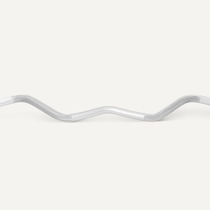 Amazon Basics Olympic 2-Inch Curl Barbell Bar, 47", Chrome