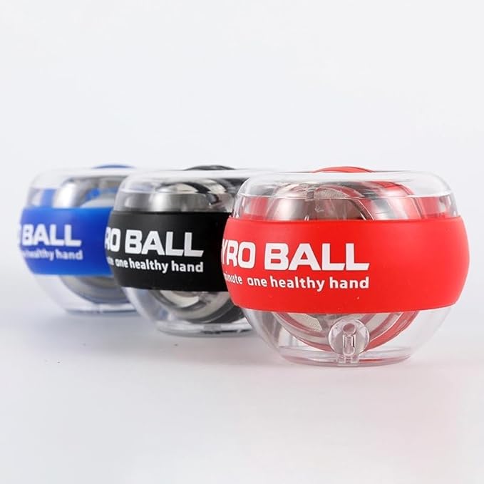 Wrist Exerciser – Auto-Start Gyro Ball Hand Strengthener for Forearm, Wrist & Grip Training. Portable Forearm Trainer for Home, Office, Gym.