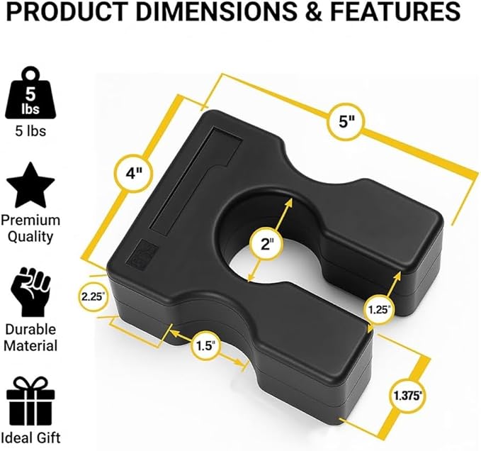 Body-Solid Weight Stack Adapter Plates - Add More Resistance to Your Weight Machines for Improved Results