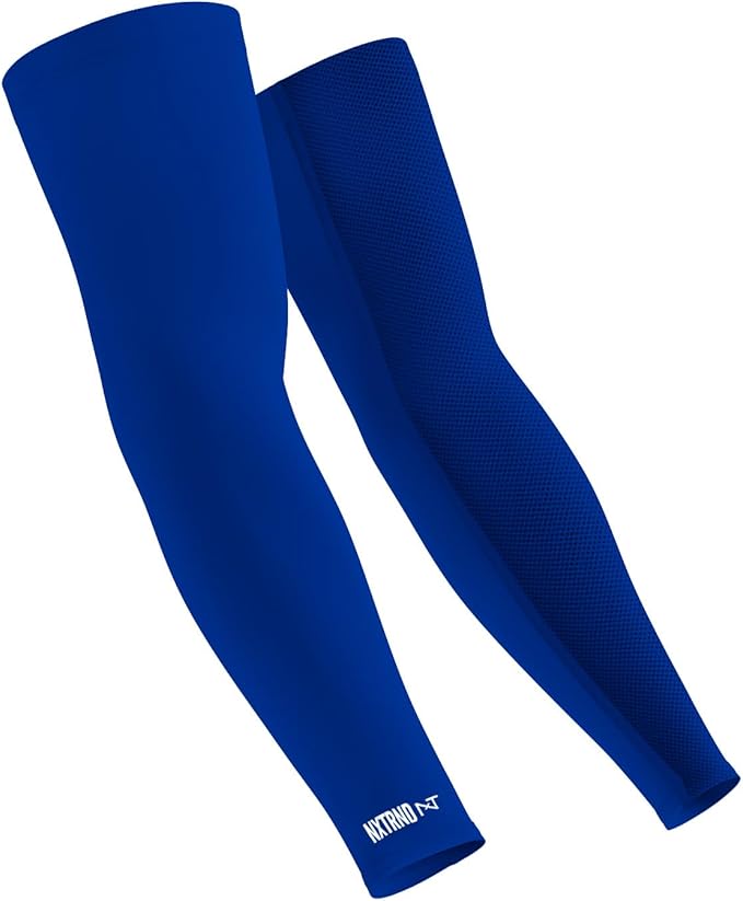 1 Pair Nxtrnd Compression Arm Sleeves for Men, Breathable Football, Basketball, Baseball Accessory, Adult & Kids