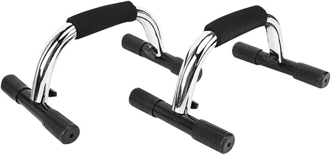 Push Up Bars, Muscles Exercise Steel Pushup Bar with Foam Handle Cover, Non-slip Removable Calisthenics Equipment, Indoor/Outdoor Chest Arm Muscles Exercise Training Equipment