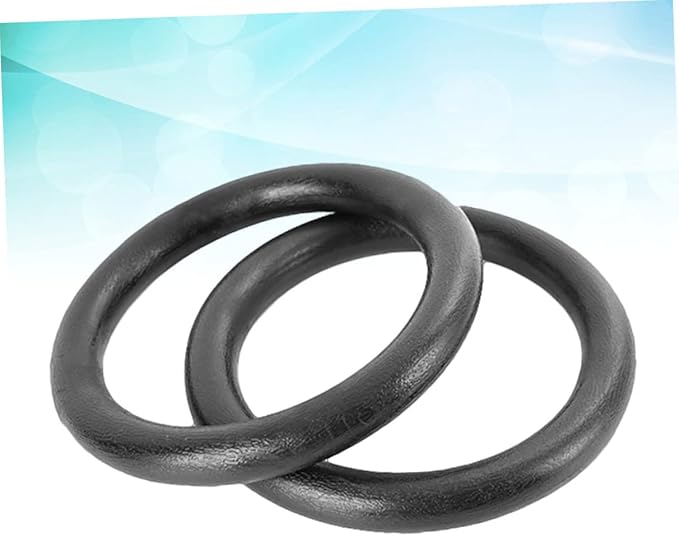 BESPORTBLE Fitness Hanging Ring Set Adjustable Gymnastic Rings for Strength Training Full Body Workouts and Home Gym Exercises