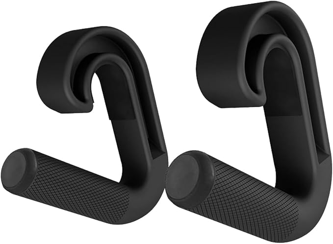Neutral Grip Pull Up Handles 45° - Angles 90 Grips for Relieve Wrist Stress - Non-Slip Pull Up Grips - for Pull-Ups Deadlifts - Fits Pull Up Bar Grips & Barbells Home Gym Enthusiasts