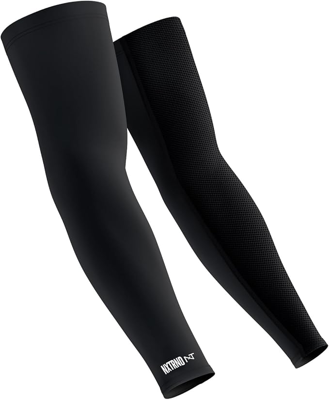 1 Pair Nxtrnd Compression Arm Sleeves for Men, Breathable Football, Basketball, Baseball Accessory, Adult & Kids