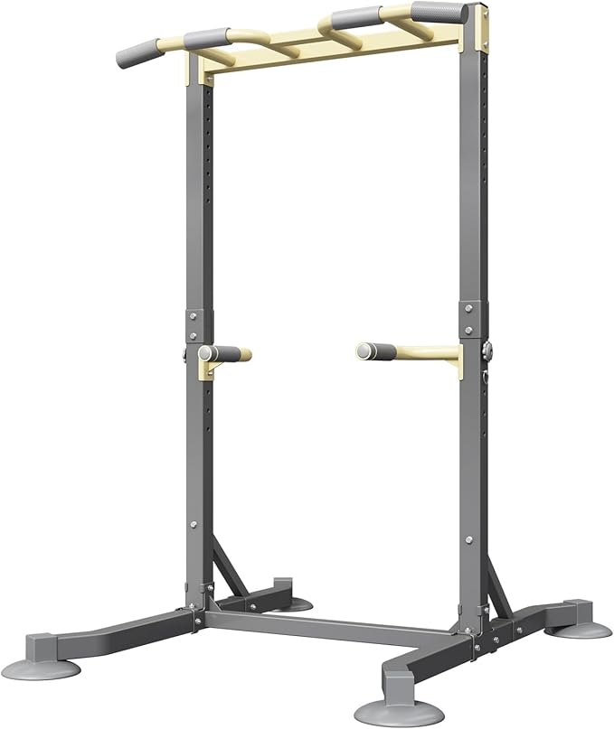 DONIUZ Multi-function Pull Up Station, Portable Workout Equipment with Pull Up Bar and Dip Station for Home Gym, Support 600lbs