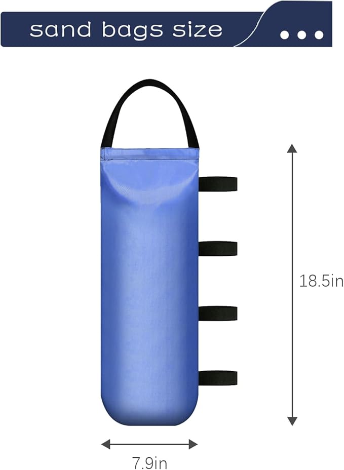 IALNAI 112 LBS Heavy Sand Bags for Canopy Outdoor Advertising Tent Sunshade Fixed Windproof Pop up Canopy Tent (Without Sand) 4-Pack
