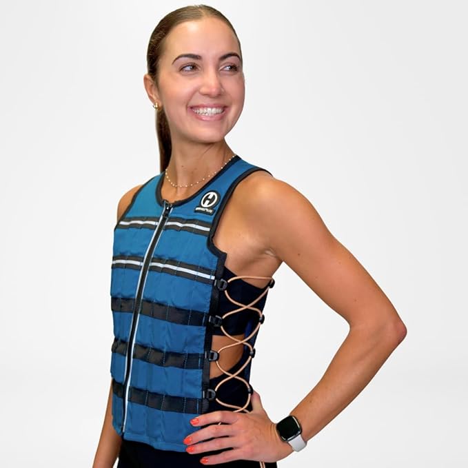 Hyperwear HyperVest ELITE Adjustable Weighted Vest for Women and Men — Thin Steel Weights, Stretch CORDURA Fabric — Weight Vest for Walking, Running, Strength Training
