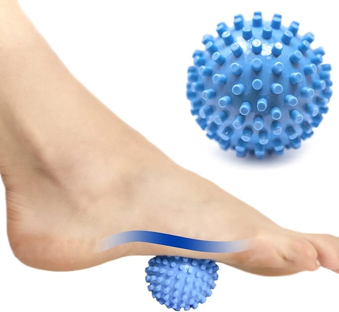 ProStretch Footy, Textured Spiky Massage Ball for Foot Pain Relief, Plantar Fasciitis, Muscle Soreness, and Deep Tissue Therapy
