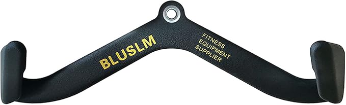 LAT Pull Down Bar for Cable Machine, LAT Pulldown Attachments T-bar V-bar Cable Attachment for Gym, Back Tricep Strength Training Handle
