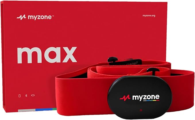 Myzone Heart Rate Monitors - Physical Activity Fitness Tracker for Your Chest – Bluetooth Connectivity and Waterproof Device for Sport and Fitness Activities