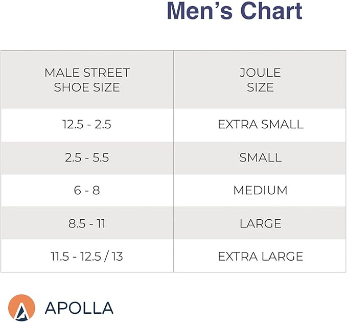 Apolla The Joule Compression Barefoot Socks for Men and Women, 20-30 mmHg, As Seen on Shark Tank, Arch Support, 1 pair