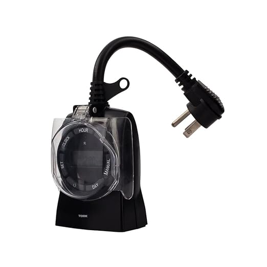 NSi Industries TORK 642E Outdoor Heavy-Duty 15-Amp 24-Hour, 7-Day Digital Plug-In General