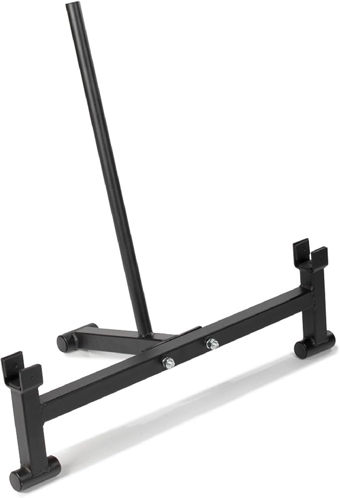 Titan Fitness Full Deadlift Barbell Jack Stand, 2000 LB Capacity, Elevated Lift for Easy Loading and Unloading Barbell Weight Plates, Weight Training, Deadlift Exercises, Powerlifting, Home Gym