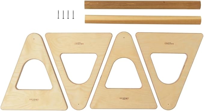 Beyond Balance Wood Parallettes Push-up Bar Dip Station for Gymnastics Calisthenics Acrobatics| Handstands Planche Push-ups L-sits Dips