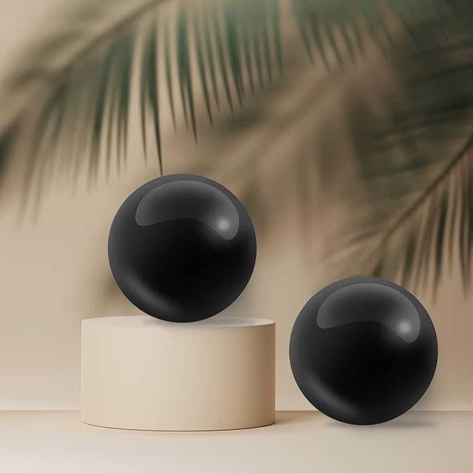 Coolrunner Marble Black Baoding Balls Chinese Health Stress Relieve Hand Exercise Massage Balls