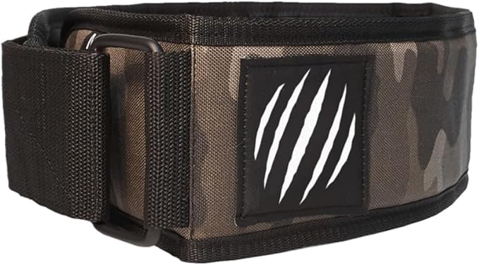 Bear KompleX Premium Leather APEX Weightlifting Belt, Abdominal & Back Support, Powerlifting, Squats and Weight Training, Low Profile Firm Back Easily Adjustable.