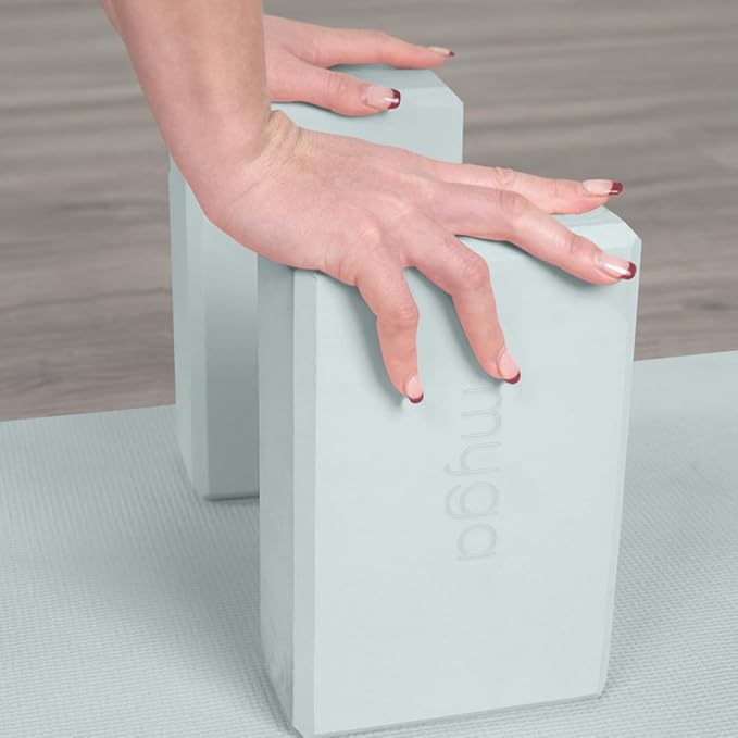 MYGA Yoga Block,Lightweight EVA Foam Yoga Brick,High Density Non-Slip Block for Yoga Poses, Pilates, Balance and Flexibility