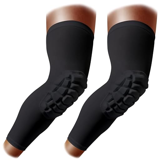 Knee Pads Wrestling Knee Sleeve Compression Leg Sleeves for Volleyball Basketball, Knee Compression Sleeve for Youth and Adult(Black_XXL_2 Pcs)