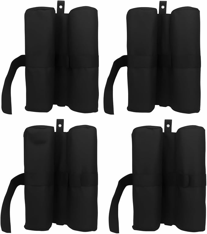 White Sand Bag for Canopy Weights, Heavy Duty Sandbags for 10 x10 12x12 Pop Up Beach Tent Leg, Patio Furniture, Photography Backdrop Stand, Vendor Pergola
