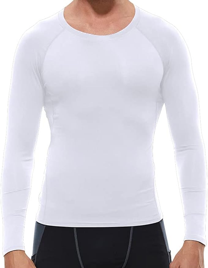 SPVISE 1 or 3 Pack Men's Compression Shirts Long Sleeve Workout Gym T-Shirt Running Top Cool Dry Sports Baselayer Undershirts