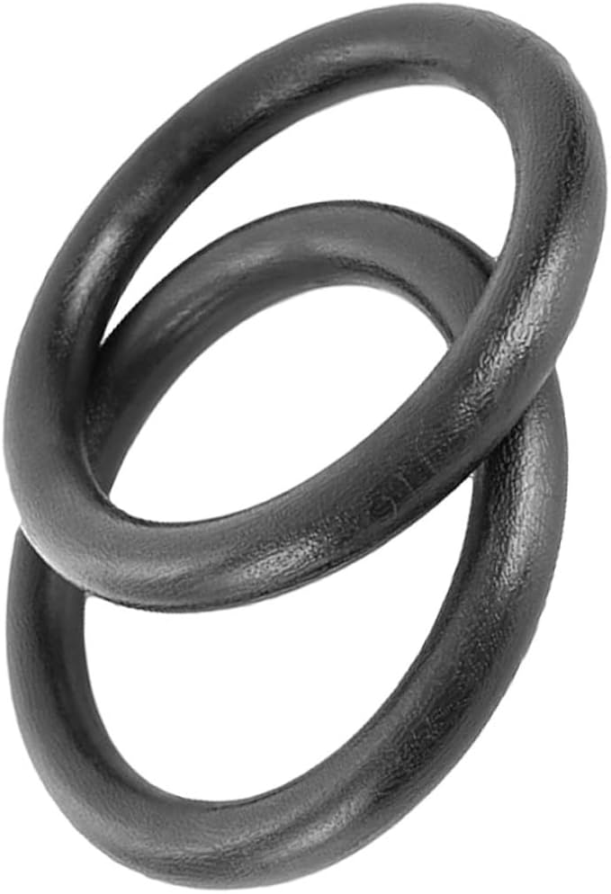 BESPORTBLE Fitness Hanging Ring Set Adjustable Gymnastic Rings for Strength Training Full Body Workouts and Home Gym Exercises