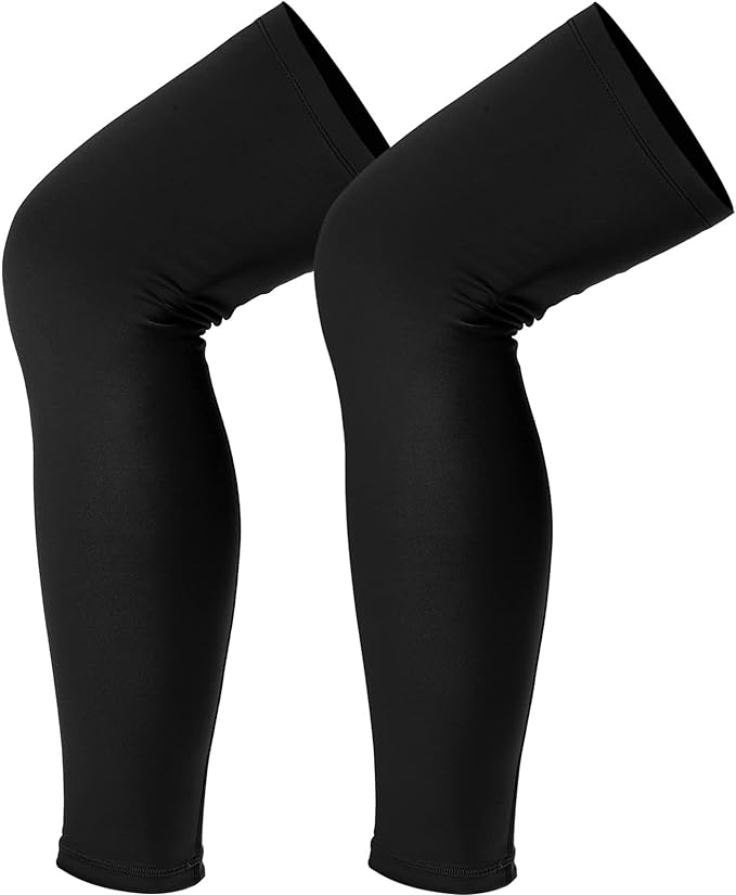 Skylety Leg Sleeves Compression Long Knee Sleeve UV Protect for Men Women Sport Basketball Football
