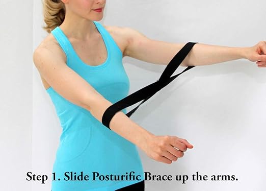 Posture Corrector Wear 15 Minutes A Day Follow 4 Easy Stretches For Improved Lasting Results (Beige XSmall)
