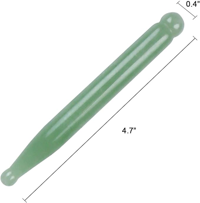 ideayard Jade Gua Sha Pen Trigger Point Massage Therapy Scraping Tool, Reflexology Acupressure Pen for Deep Tissue