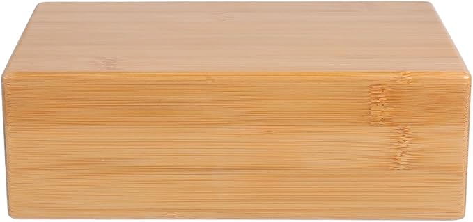 KESYOO 1PC Natural Yoga Block Lightweight Wooden Practice Aid for Home Fitness Smooth Surface for Comfortable Yoga Sessions Portable Exercise Tool Supports Flexibility and Balance