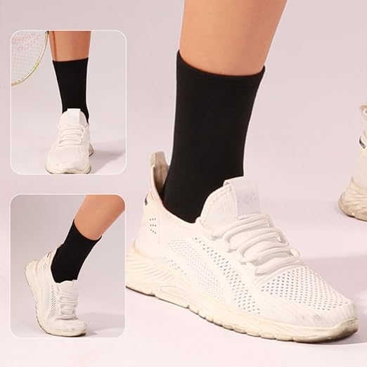 WrtmyR 2 Pack Ankle Brace Compression Sleeve, Ankle Wrap & Ankle Support for Women & Men, Ankle Compression Sock for Sprain, Swelling, Plantar Fasciitis, Tobillera (L/XL Black)