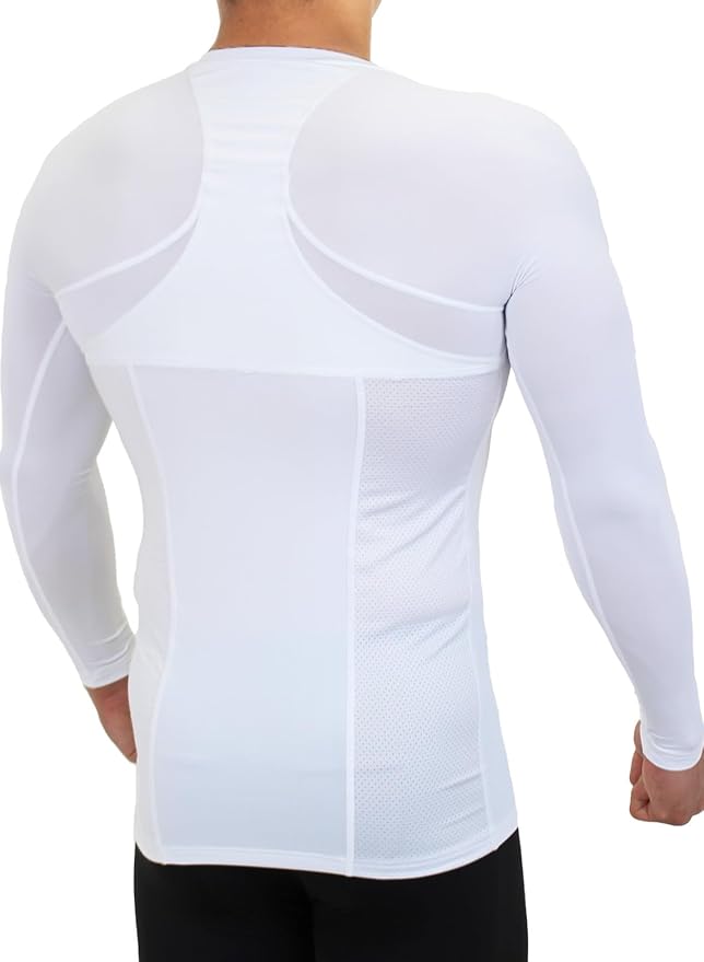 Posture Shirts for Men : Black, White, tankshirts, Longsleeve, s-3xl, Deodorant, uv, Quickdry, Japanesebrand,