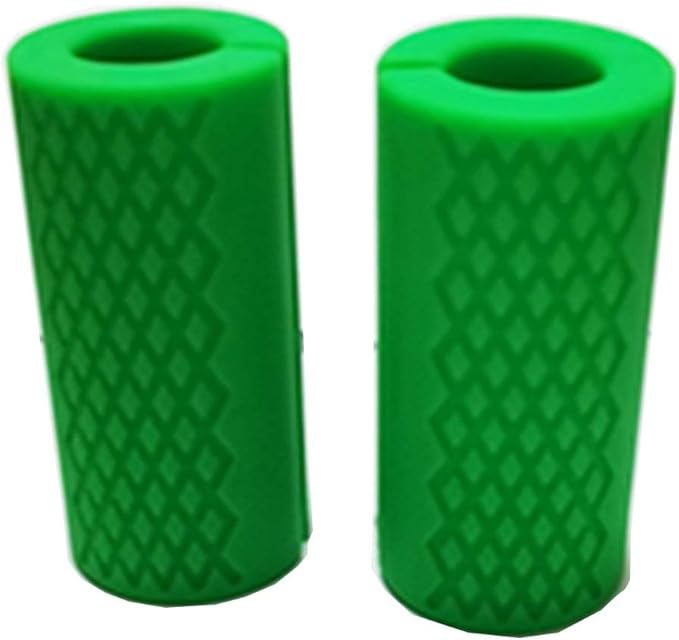 qibylift Pull Up Thick Bar Adapter, Weight Grip Bar Fit for Standard Barbell - Dumbbell Handle Grips, Silicone Rubber Barbell Grips for Weight Lifting Cable Attachments & Fitness Training