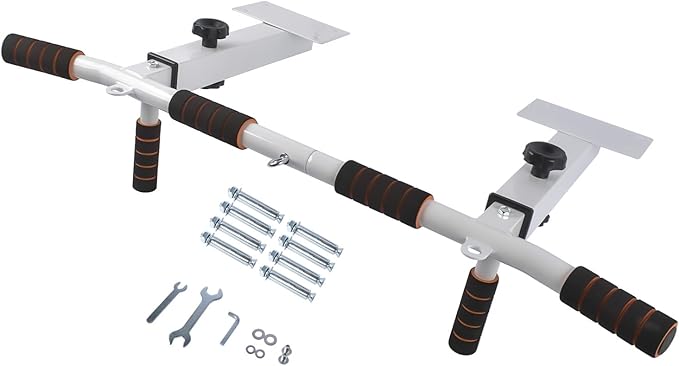Multifunctional Dip Station for Indoor Home Gym Workout Pull Up Bar 440 lbs Training Equipment Mixizap