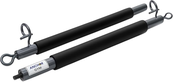 Anchor Gym Resistance Band Bar - Portable Alloy Steel Workout Bar - Resistance Bar for Strength Training, Home Gym, Pilates, Yoga, Resistance Bands Compatible