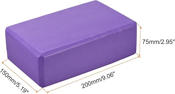 uxcell Yoga Block-Light Weight High-Density EVA Foam Brick for Beginners, Yogis, Pilates, Meditation